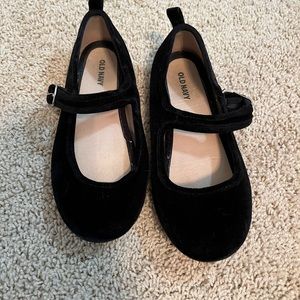 Velvet ballet dress flats